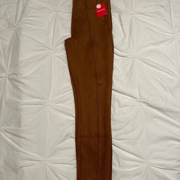 SPANX Faux Suede Leggings - Petite - Picture 4 of 4